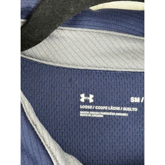 Mens Under Armour UC Berkeley Cal Blue Short Sleeve Collar Polo Tee Shirt -Small - Picture 3 of 5